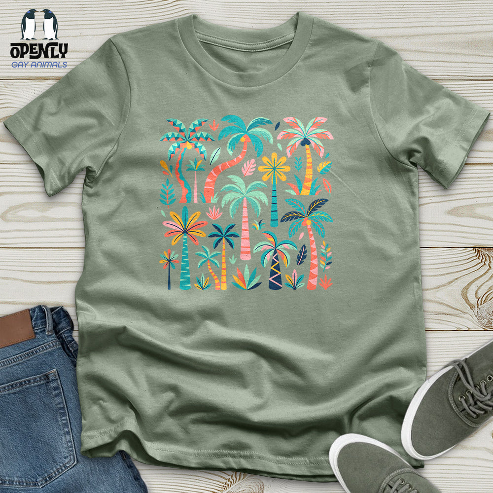 Colorful Palm Trees Unisex T-Shirt
