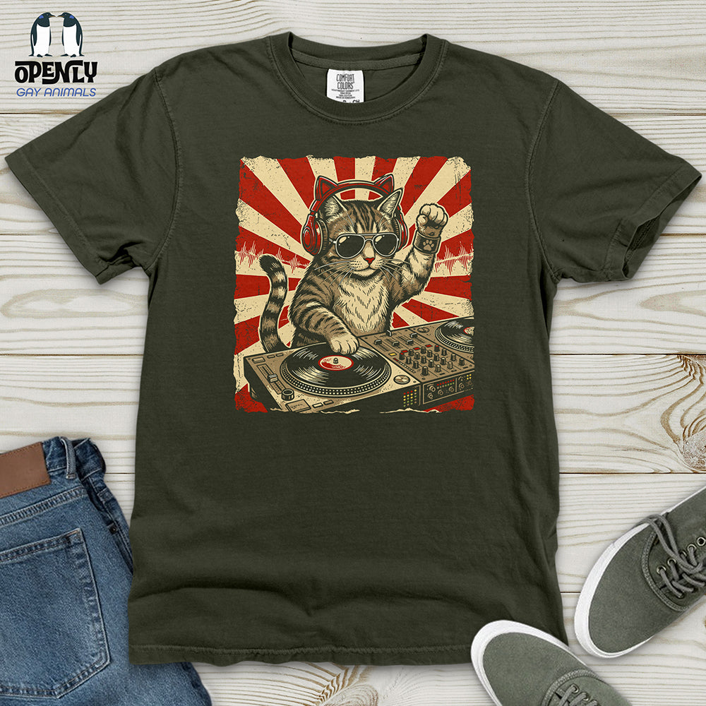 DJ Cat Heavy Cotton Comfort Colors Tee