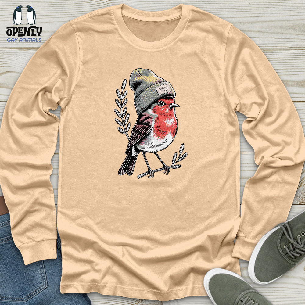 Robin Bird Unisex Long Sleeve Tee