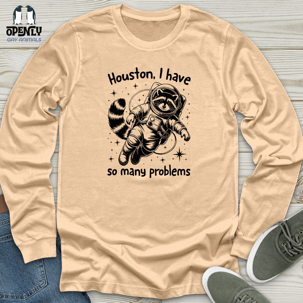 Space Raccoon Unisex Long Sleeve Tee