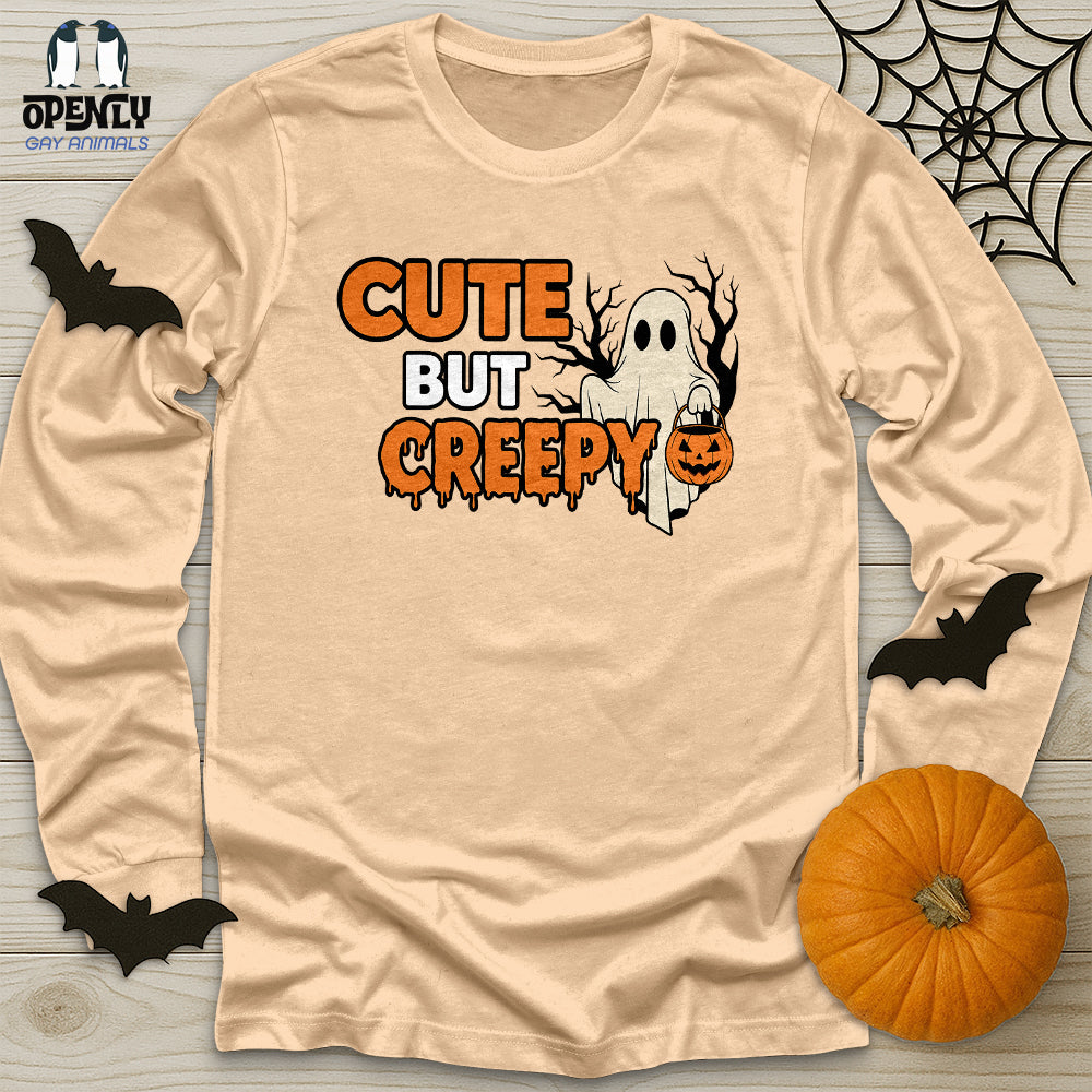 Cute but Creepy Unisex Long Sleeve Tee