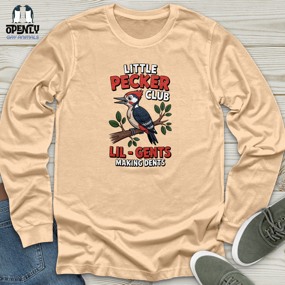 Little Pecker Club Lil - Gents Making Dents Unisex Long Sleeve Tee