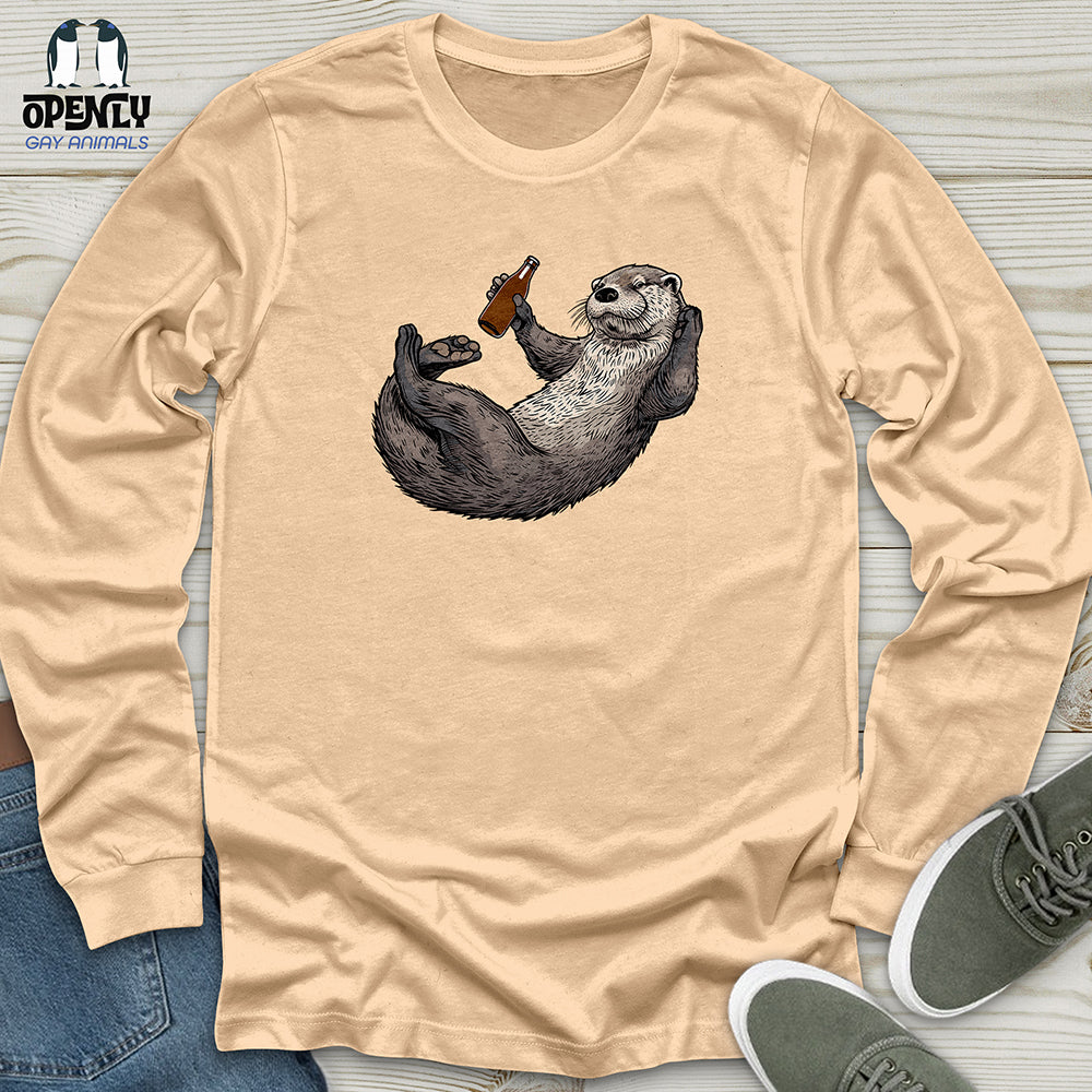 Otter Relaxation Unisex Long Sleeve Tee