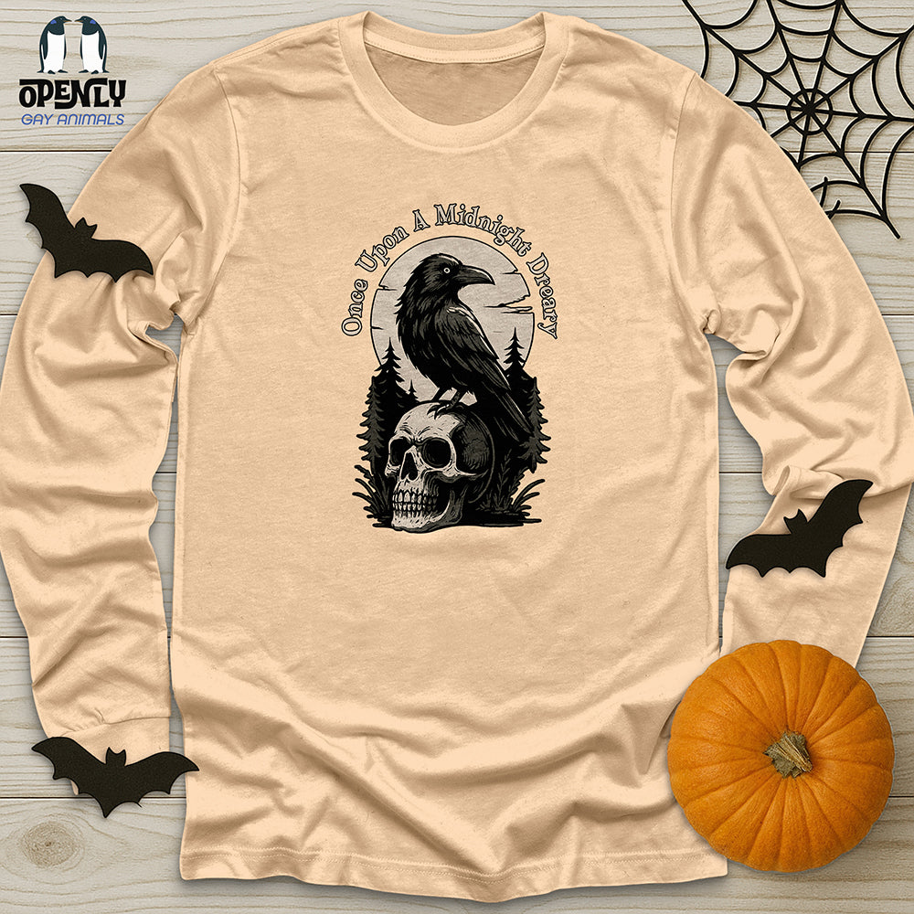 Once Upon A Midnight Dreary Unisex Long Sleeve Tee
