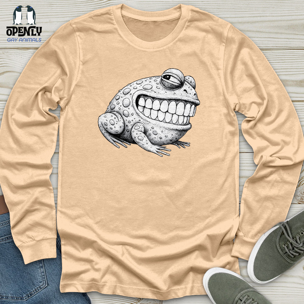 Creepy Frog Unisex Long Sleeve Tee