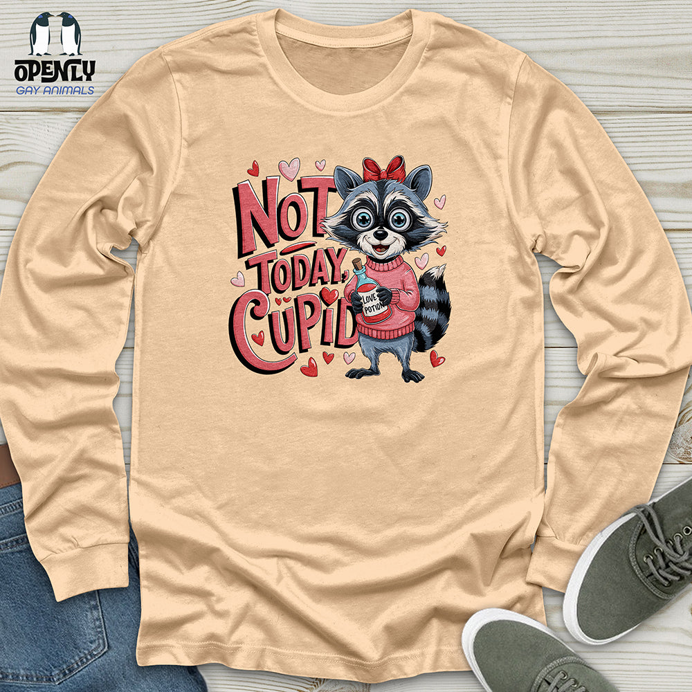 Not Today Cupid Unisex Long Sleeve Tee