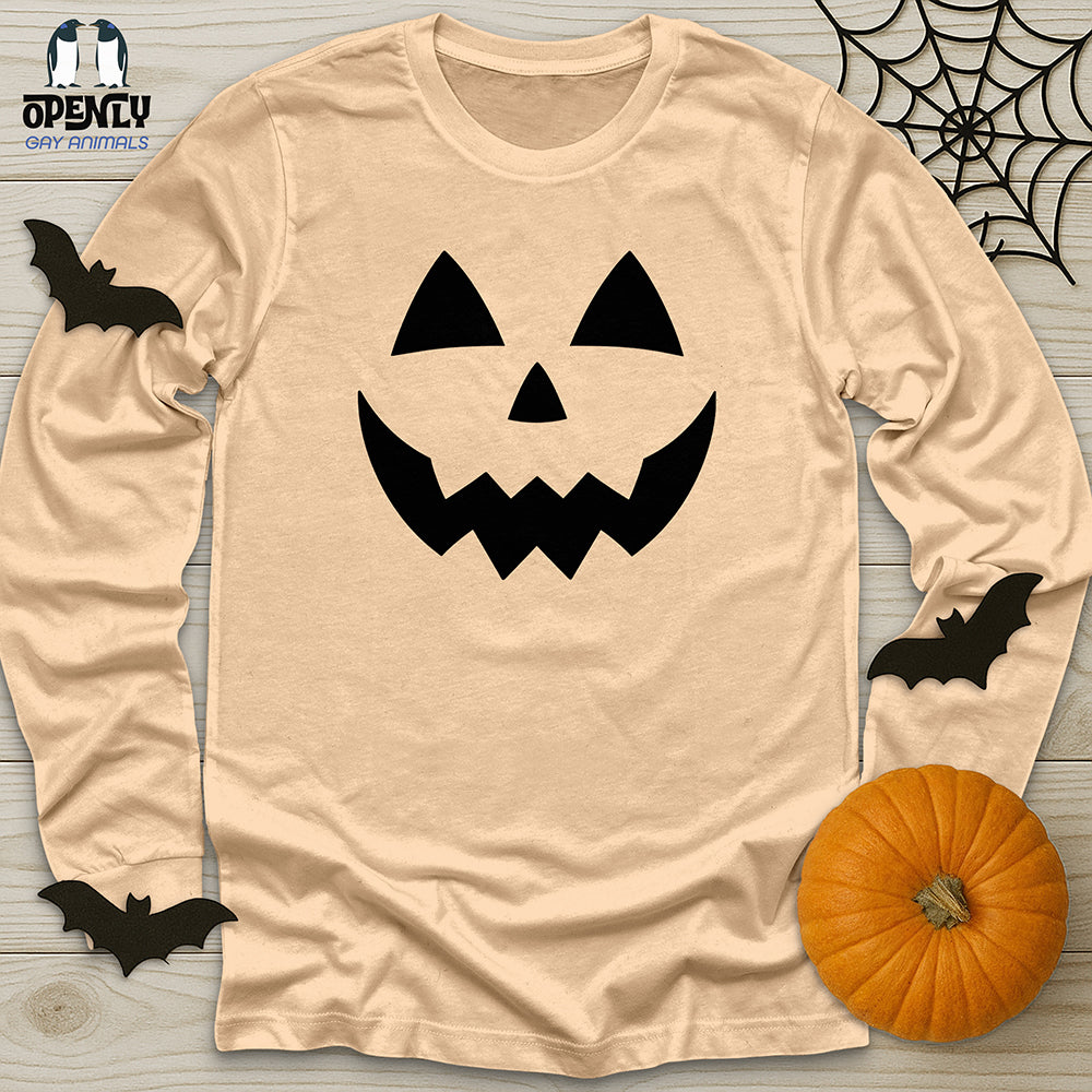 Halloween Pumpkin Shirt Unisex Long Sleeve Tee