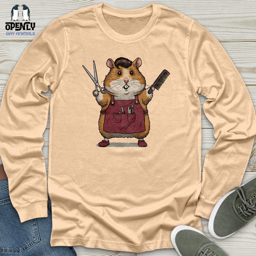 Hamster Barber Unisex Long Sleeve Tee