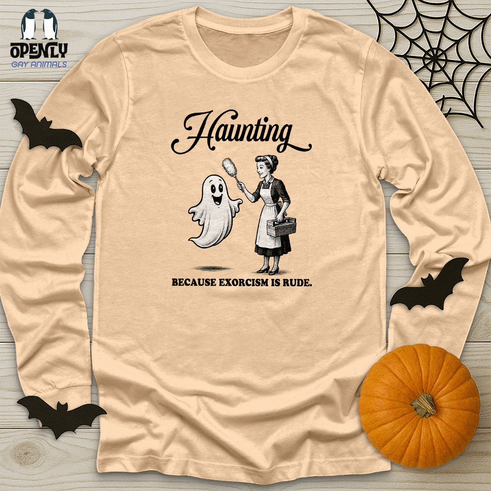 Haunting Unisex Long Sleeve Tee