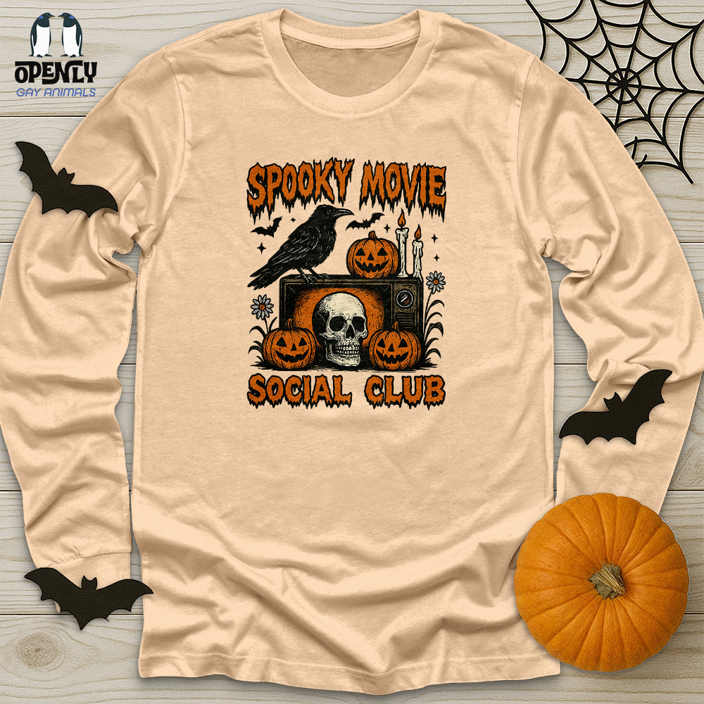 Spooky Movie Social Club Unisex Long Sleeve Tee