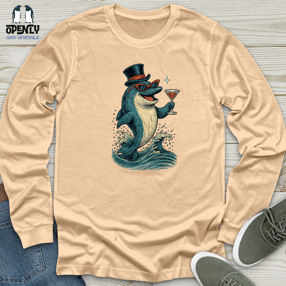 Party Dolphin Unisex Long Sleeve Tee
