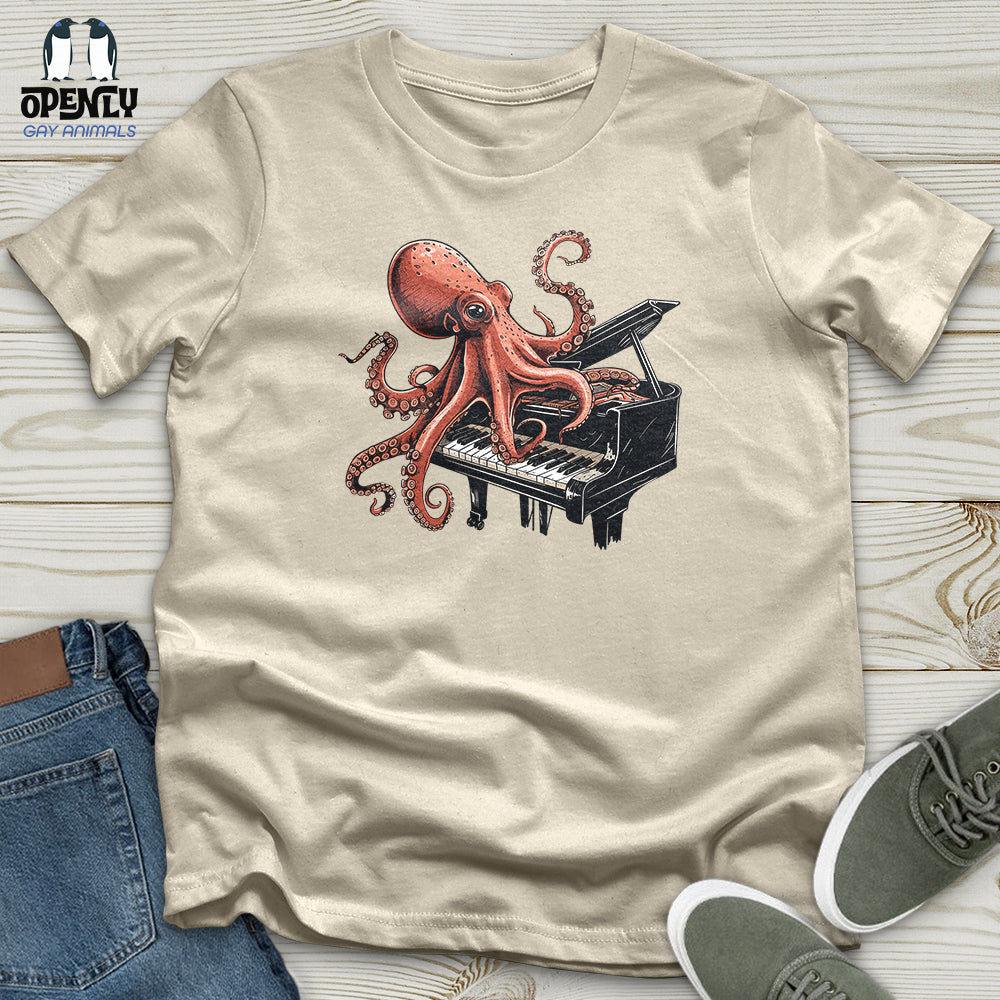 Octopus Piano Melody Softstyle Tee