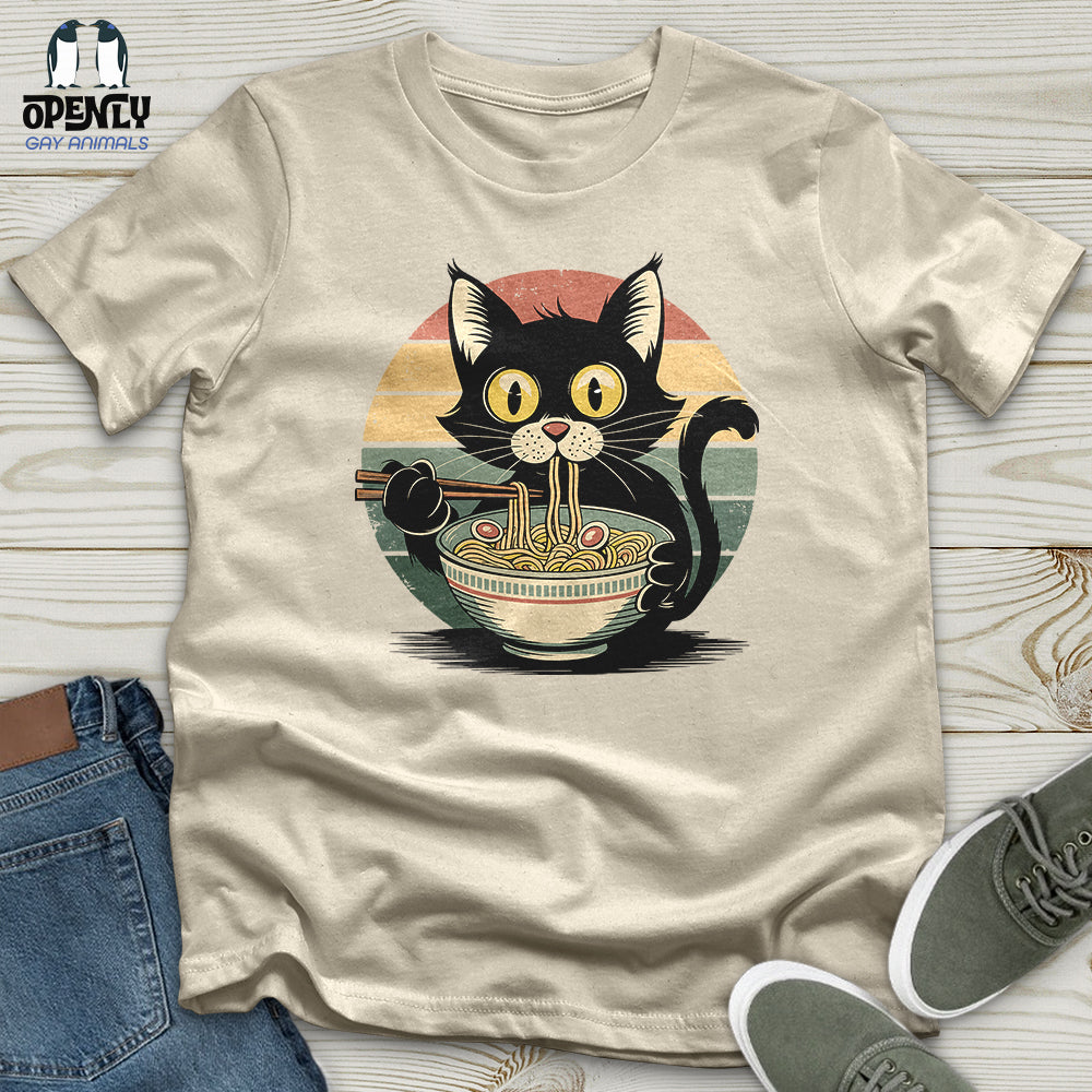Cat With Ramen Softstyle Tee