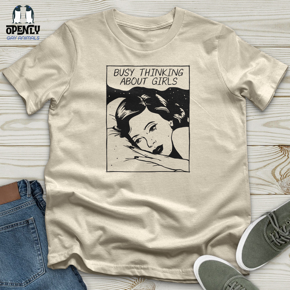 Busy Thinking About Girls Softstyle Tee