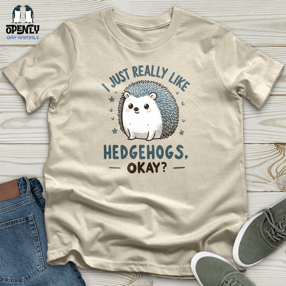I Just Really Like Hedgehogs, Okay Softstyle Tee