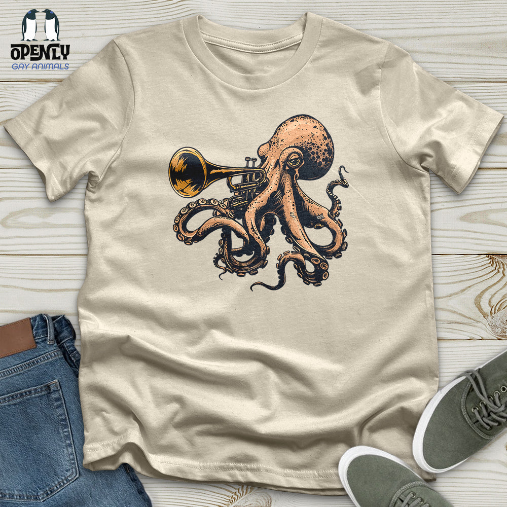 Octopus Trumpet Solo Softstyle Tee