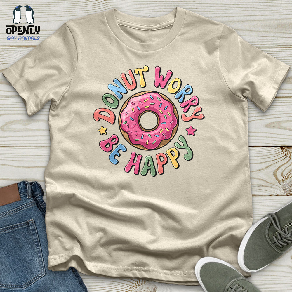 Donut Worry Be Happy Softstyle Tee