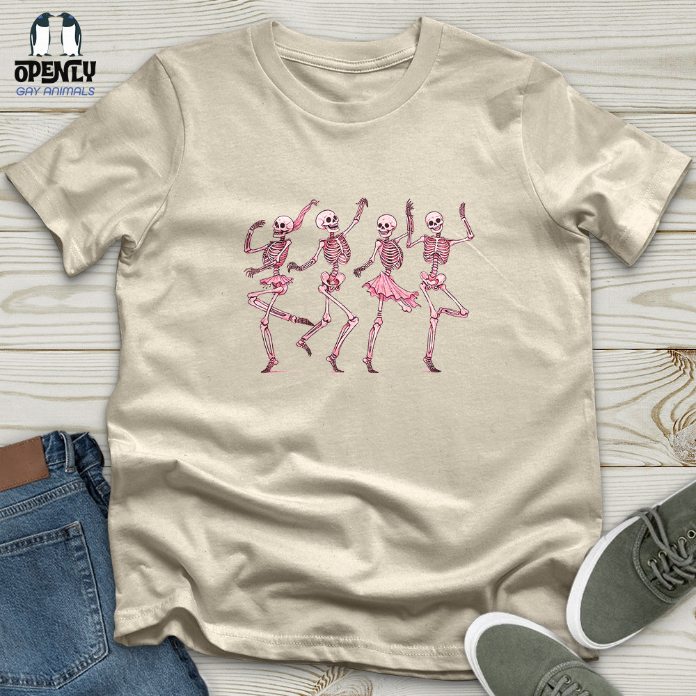 Dancing Pink Skeletons Softstyle Tee