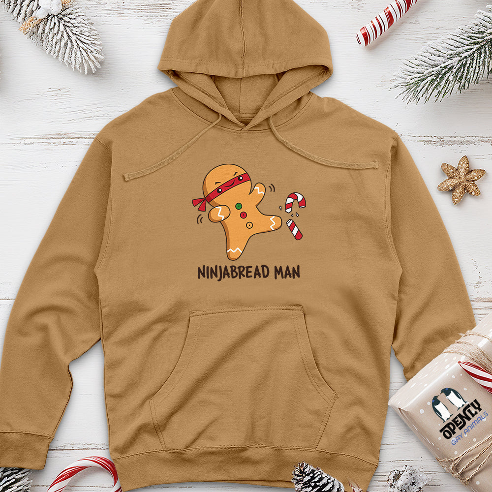 Ninjabread Man Unisex Midweight Hoodie