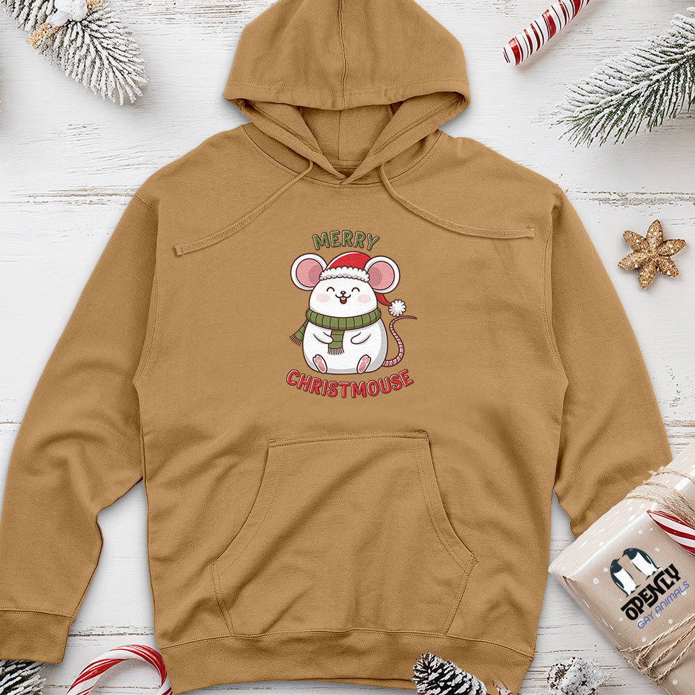 Merry Christmouse Unisex Midweight Hoodie