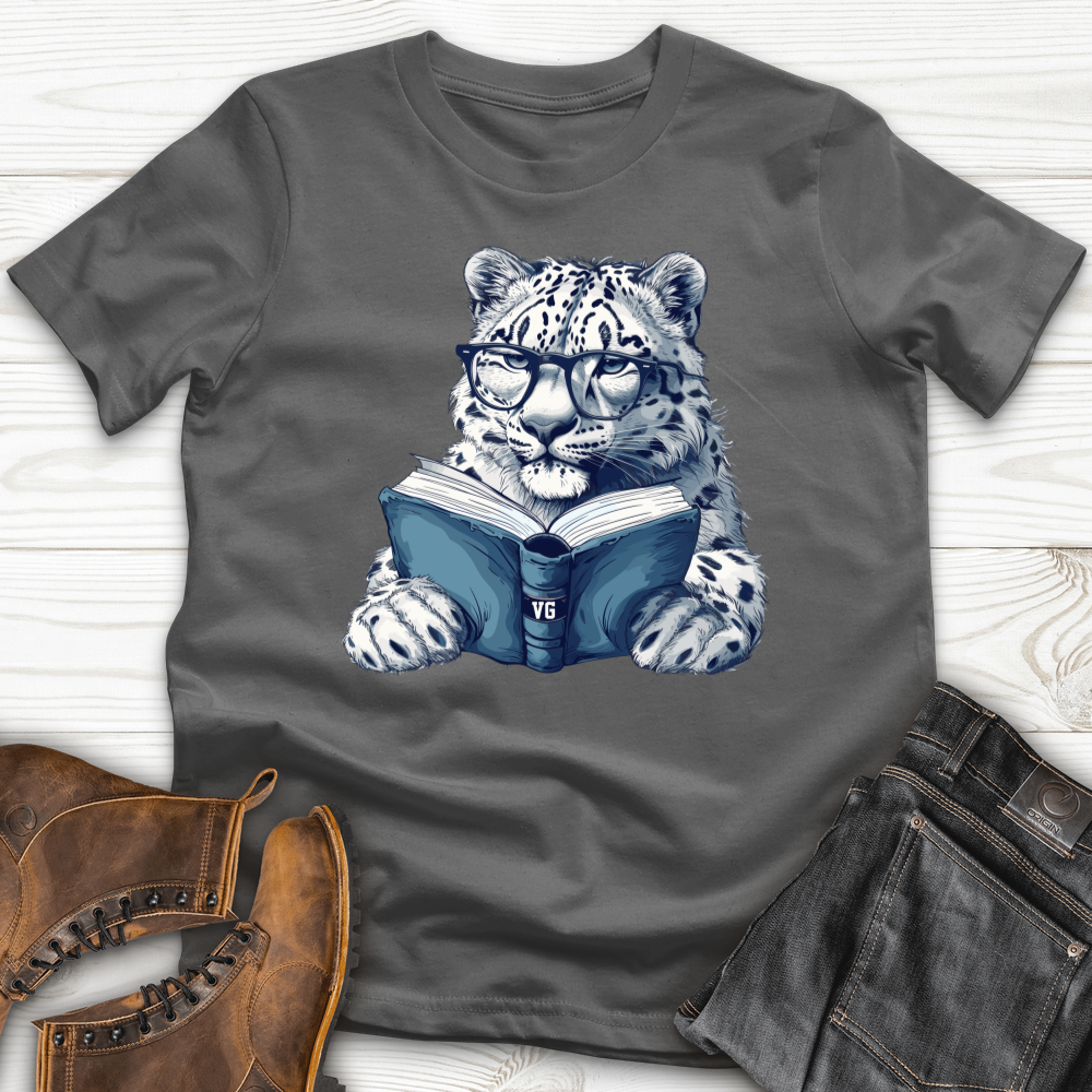 Scholarly Snow Leopard Softstyle Tee