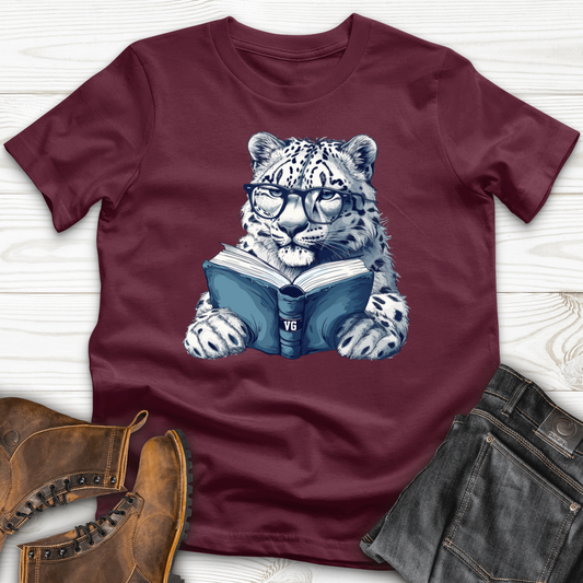 Scholarly Snow Leopard Softstyle Tee