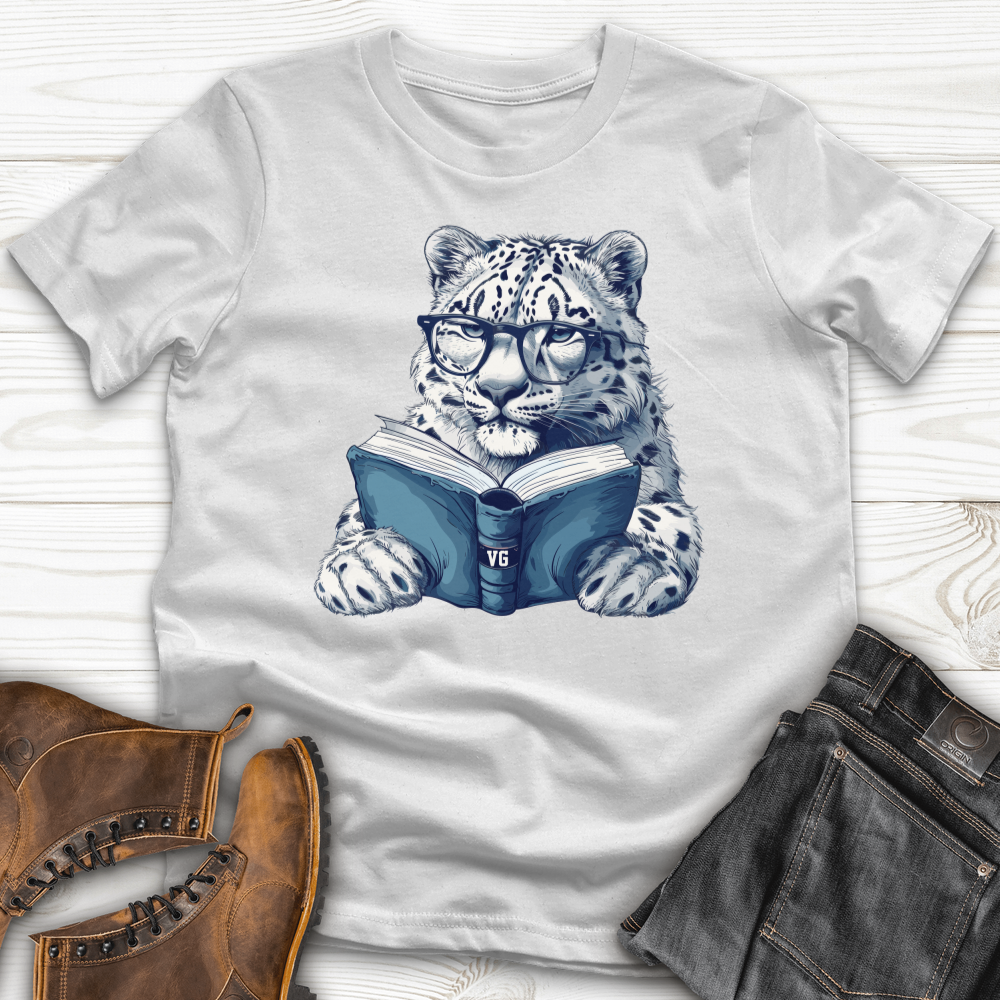 Scholarly Snow Leopard Softstyle Tee