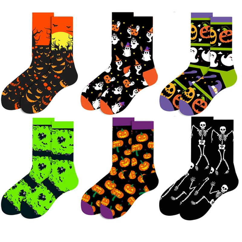 1 Pair Novelty Unisex Socks - Boxing, Dollar, Chess & Animal Designs - Fun Cartoon Cotton Streetwear in Big Sizes