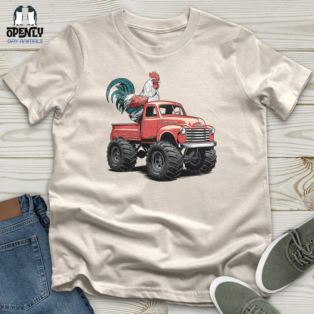 Chicken Monster Truck Unisex t-shirt