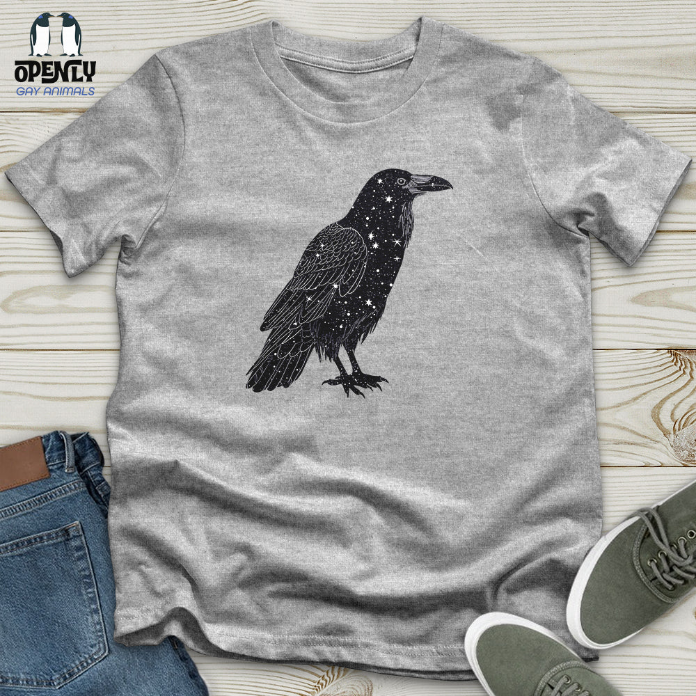 Celestial Raven Silhouette Softstyle Tee