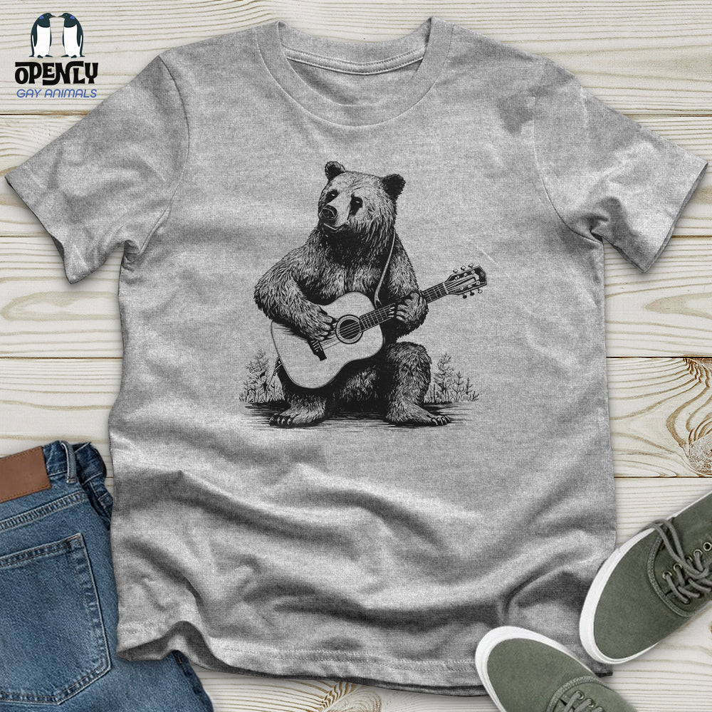 Bear Guitarist Softstyle Tee