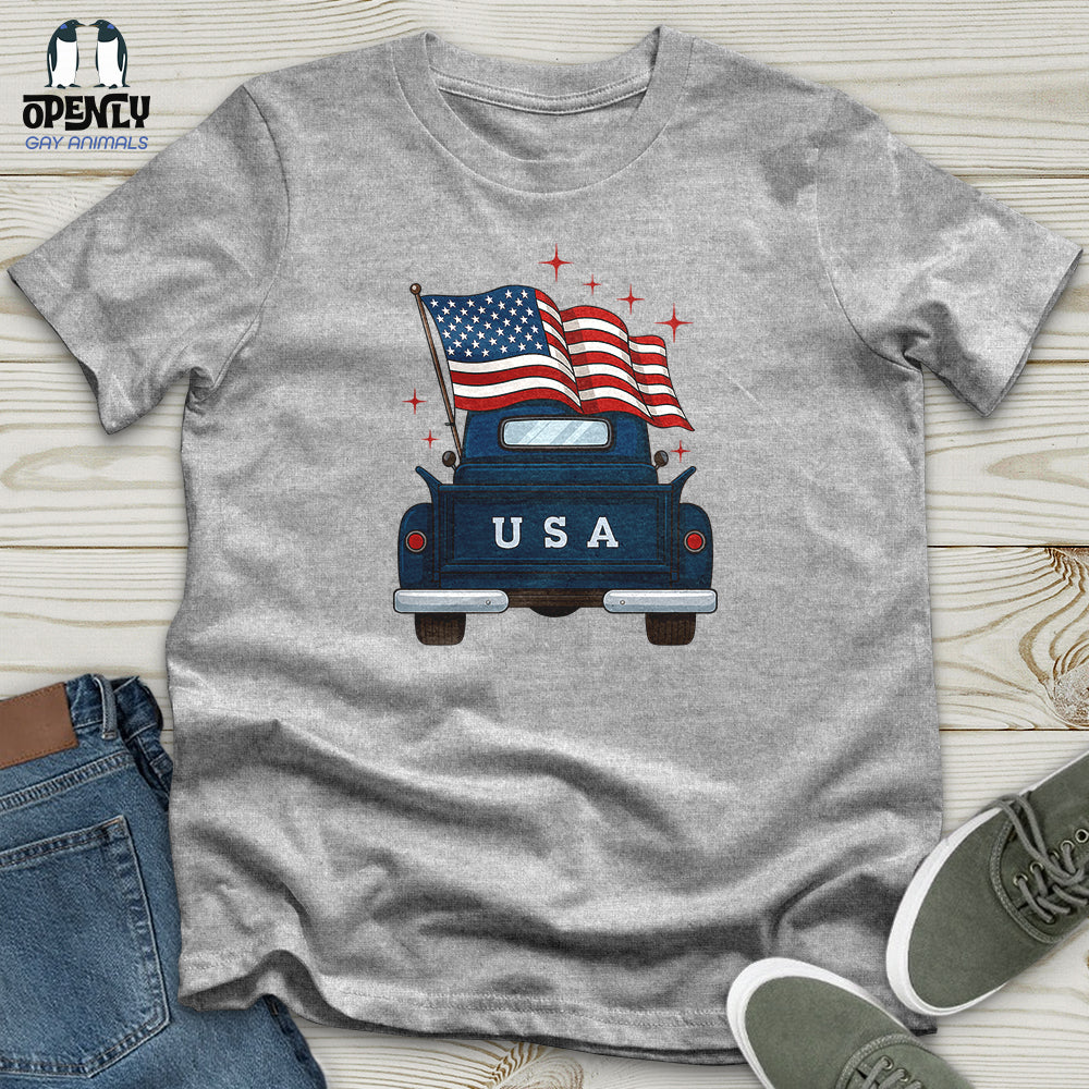 Happy Memorial Day Farm Truck Softstyle Tee