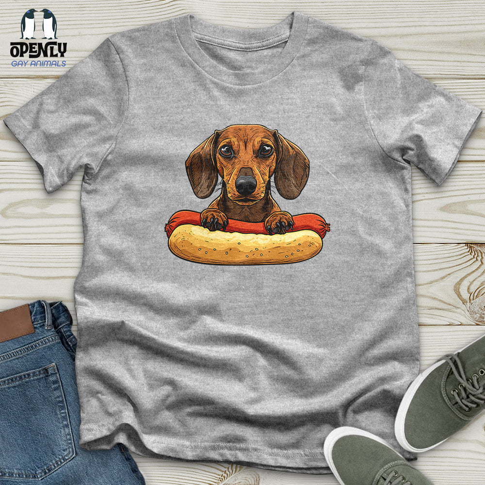 Dachshund Hotdog Hug Softstyle Tee