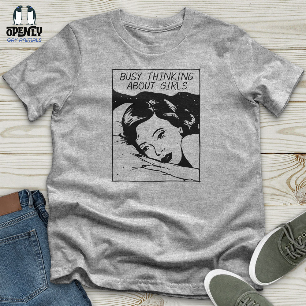 Busy Thinking About Girls Softstyle Tee