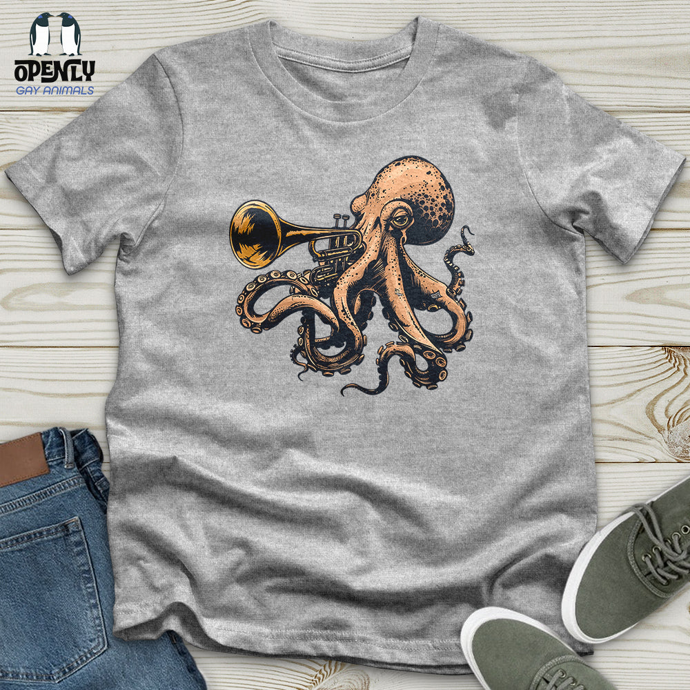 Octopus Trumpet Solo Softstyle Tee