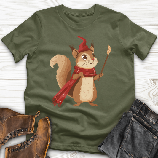 Squirrel Magician Charm Softstyle Tee