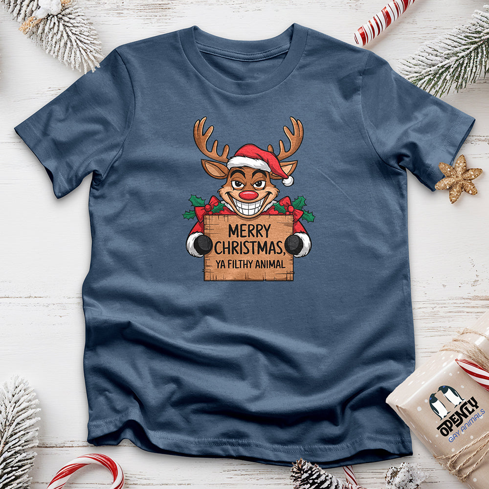 Merry Christmas, Ya Filthy Animal Unisex t-shirt