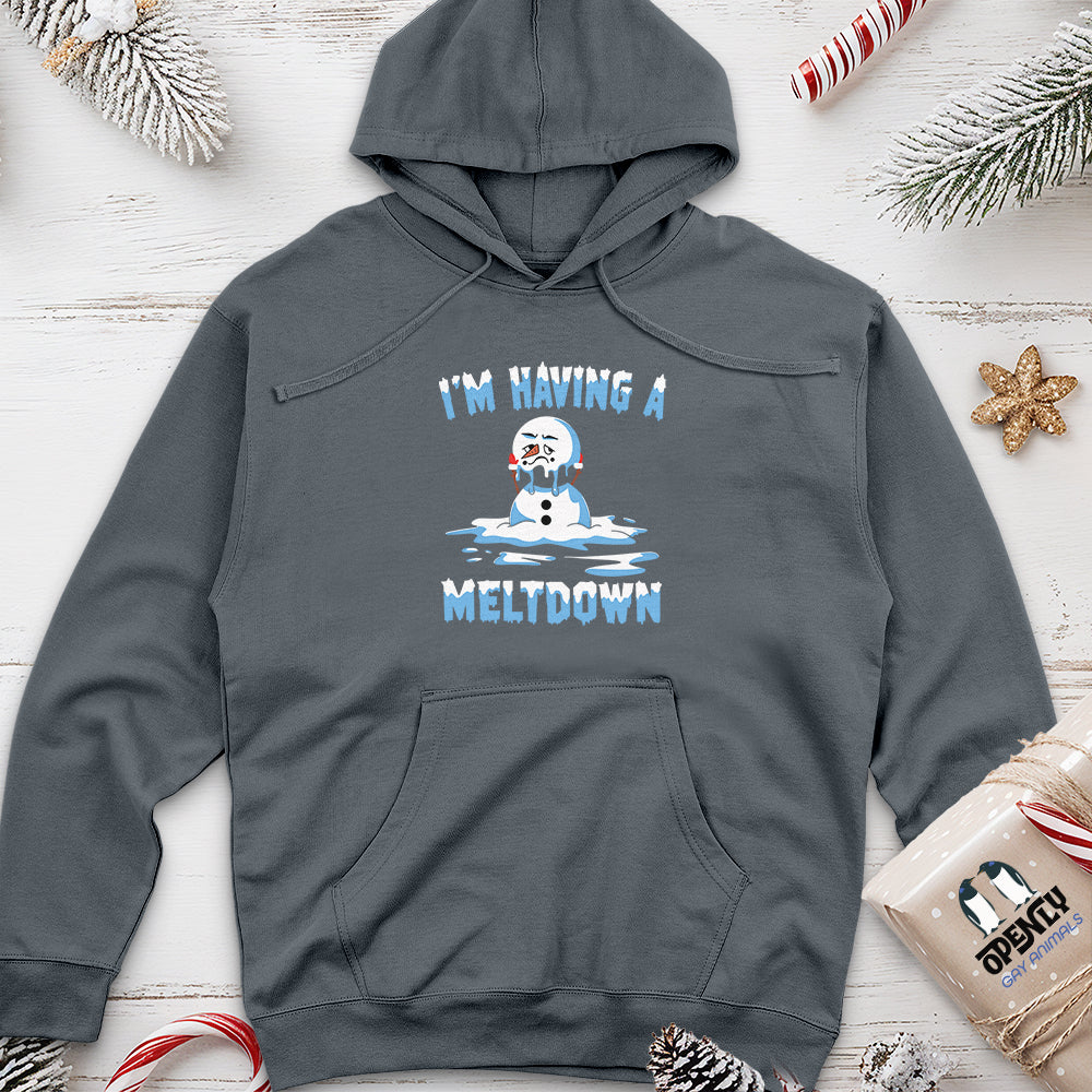 I'm Having a Meltdown Unisex Midweight Hoodie
