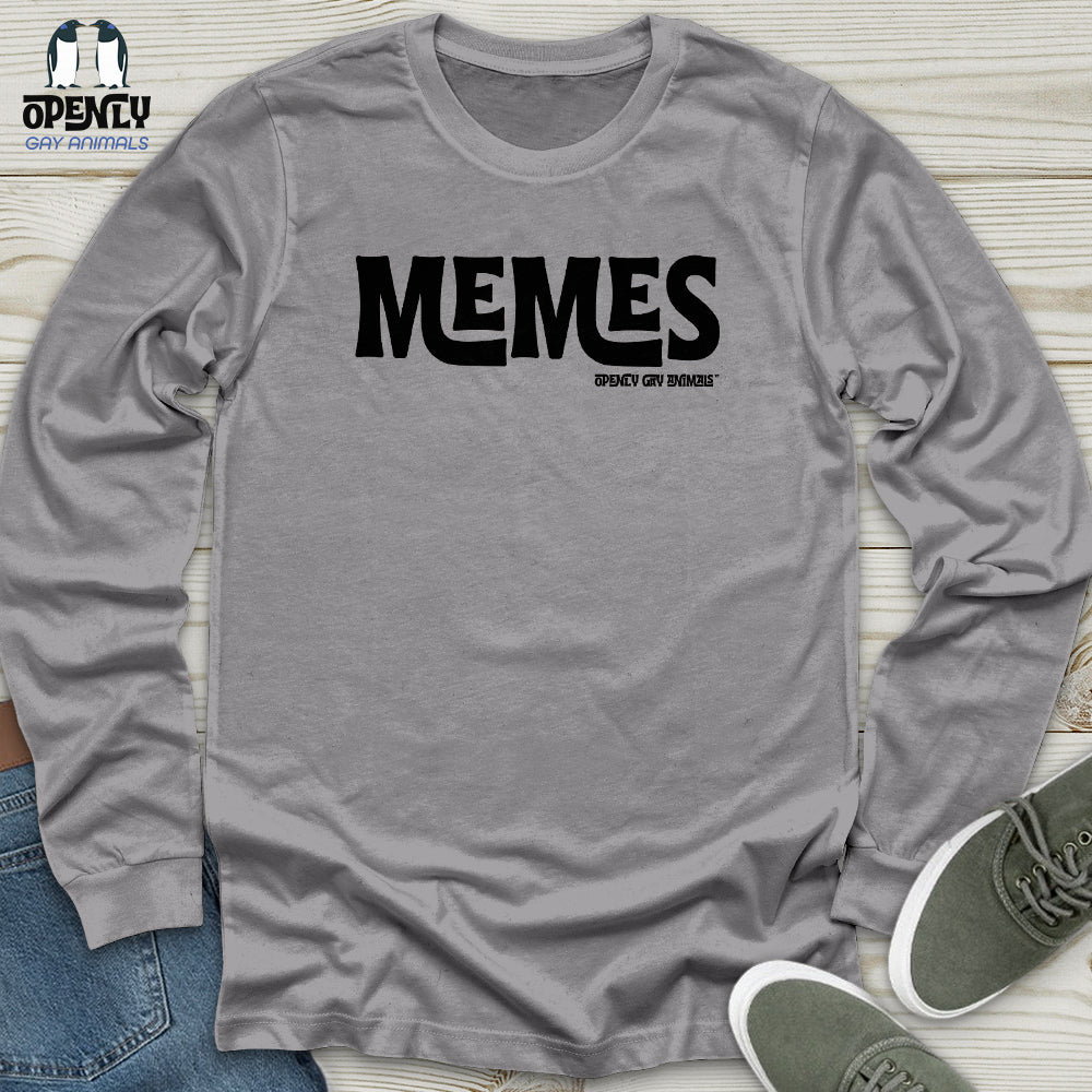 Memes -Black TM Unisex Long Sleeve Tee