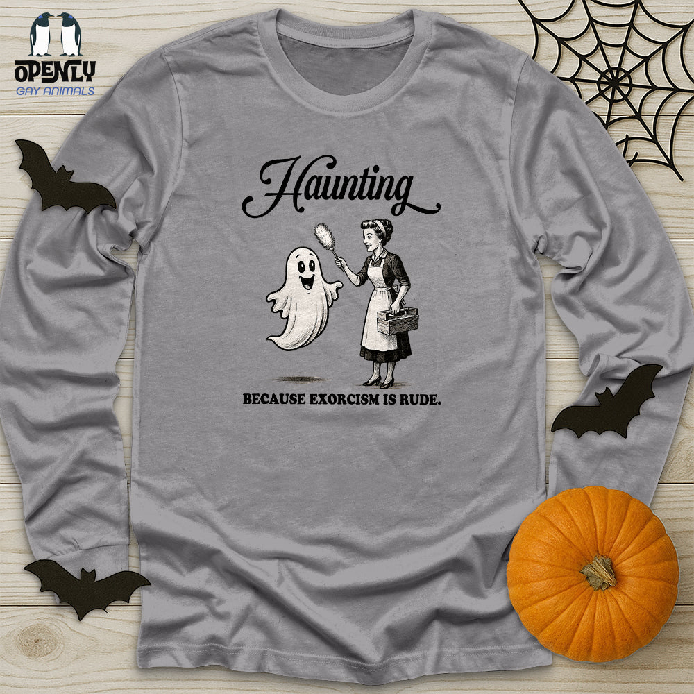 Haunting Unisex Long Sleeve Tee