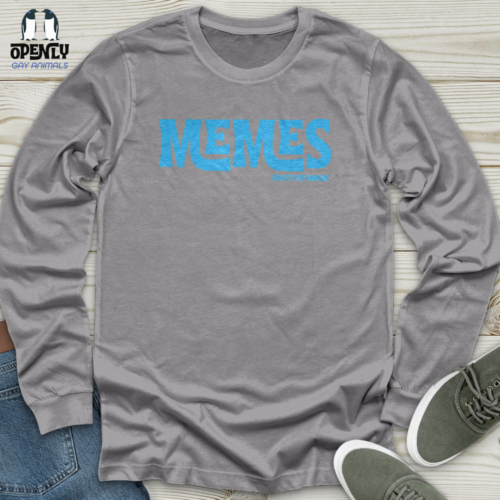 Memes -Blue TM Unisex Long Sleeve Tee