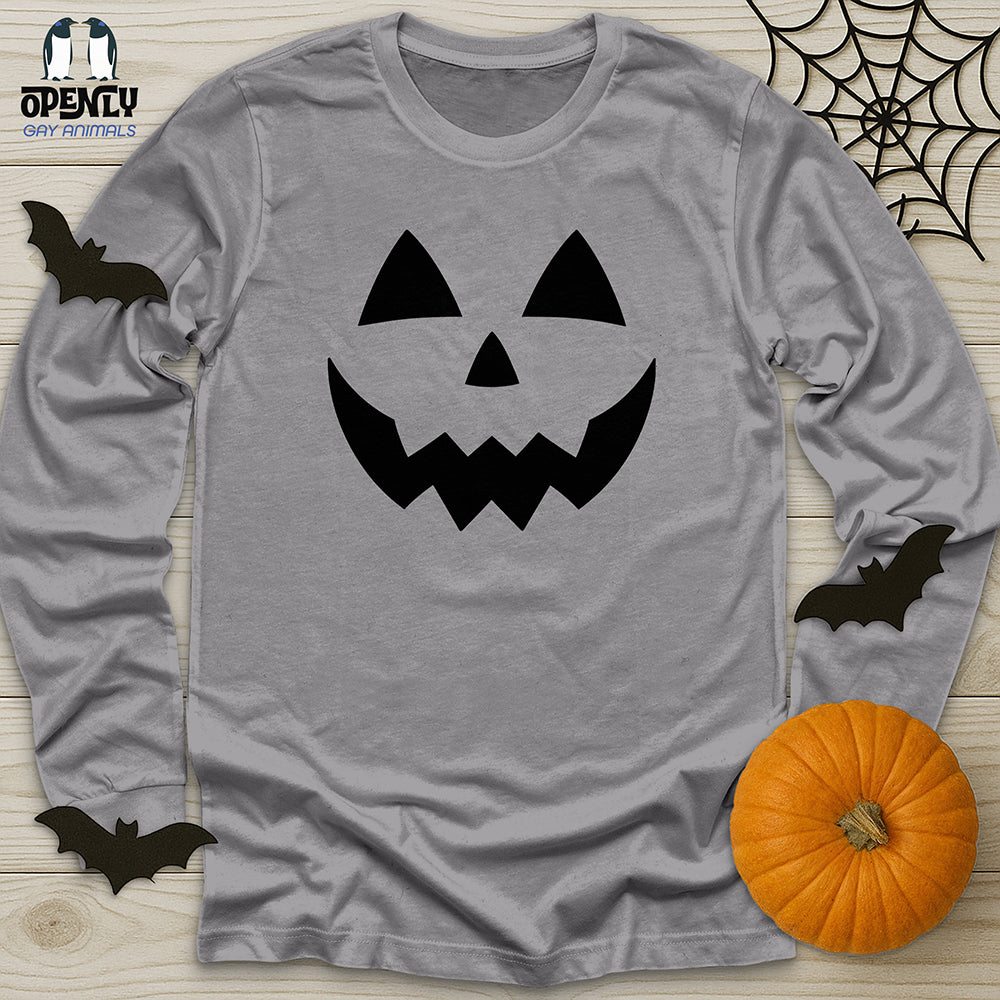 Halloween Pumpkin Shirt Unisex Long Sleeve Tee