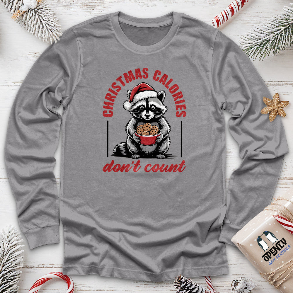 Christmas Calories Don't Count Unisex Long Sleeve Tee