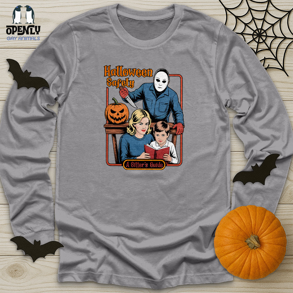 Halloween Safety Unisex Long Sleeve Tee
