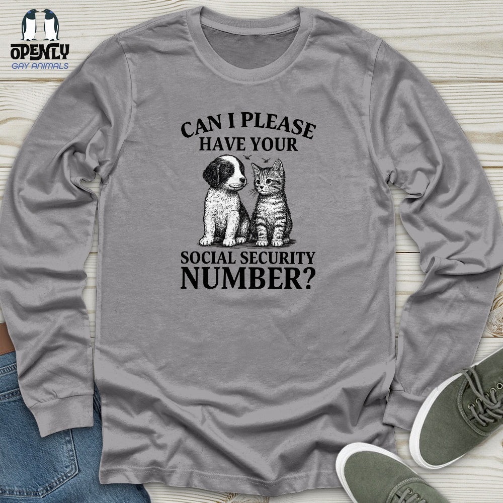 Can I Please Unisex Long Sleeve Tee
