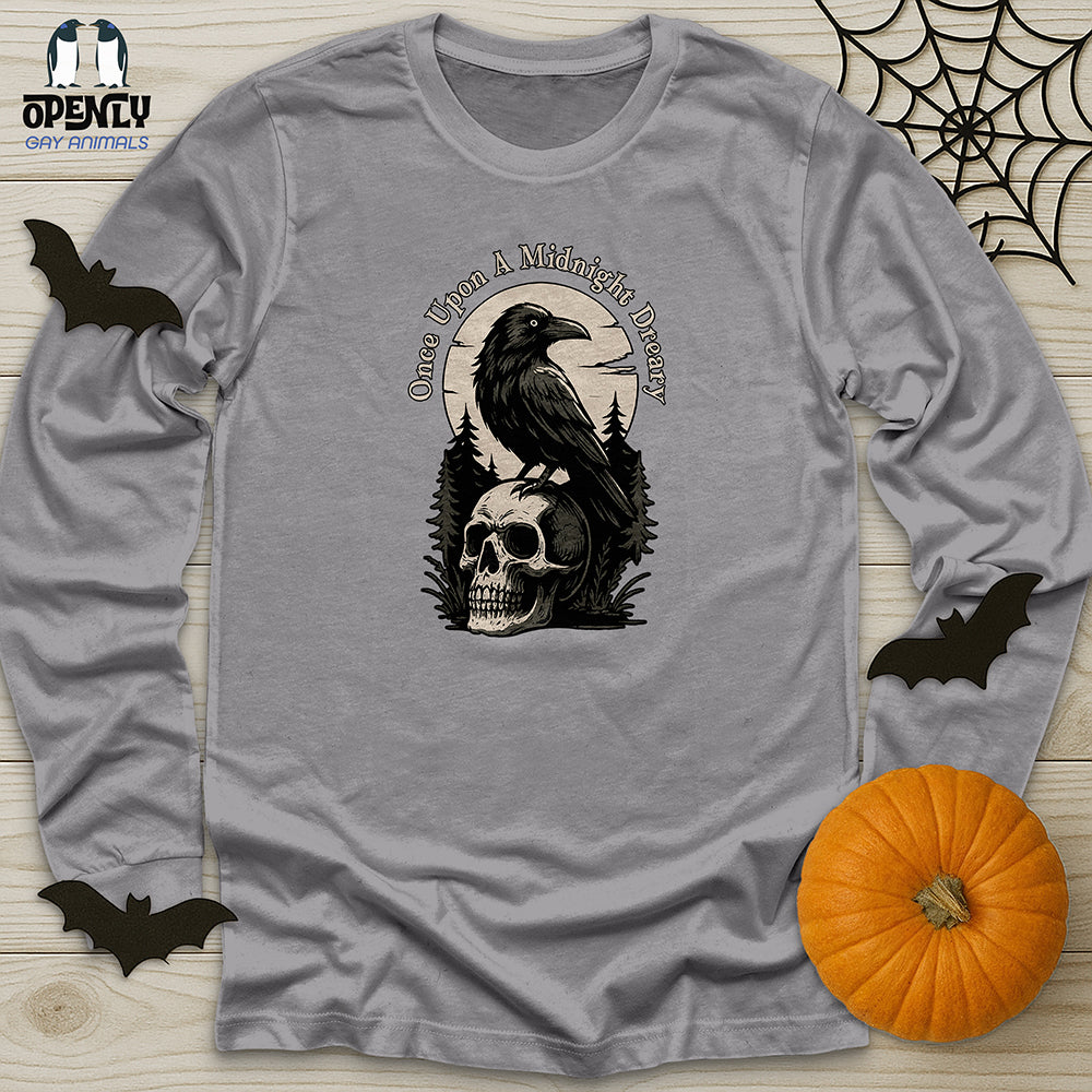 Once Upon A Midnight Dreary Unisex Long Sleeve Tee