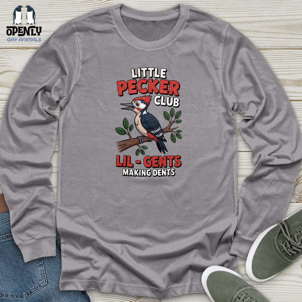 Little Pecker Club Lil - Gents Making Dents Unisex Long Sleeve Tee