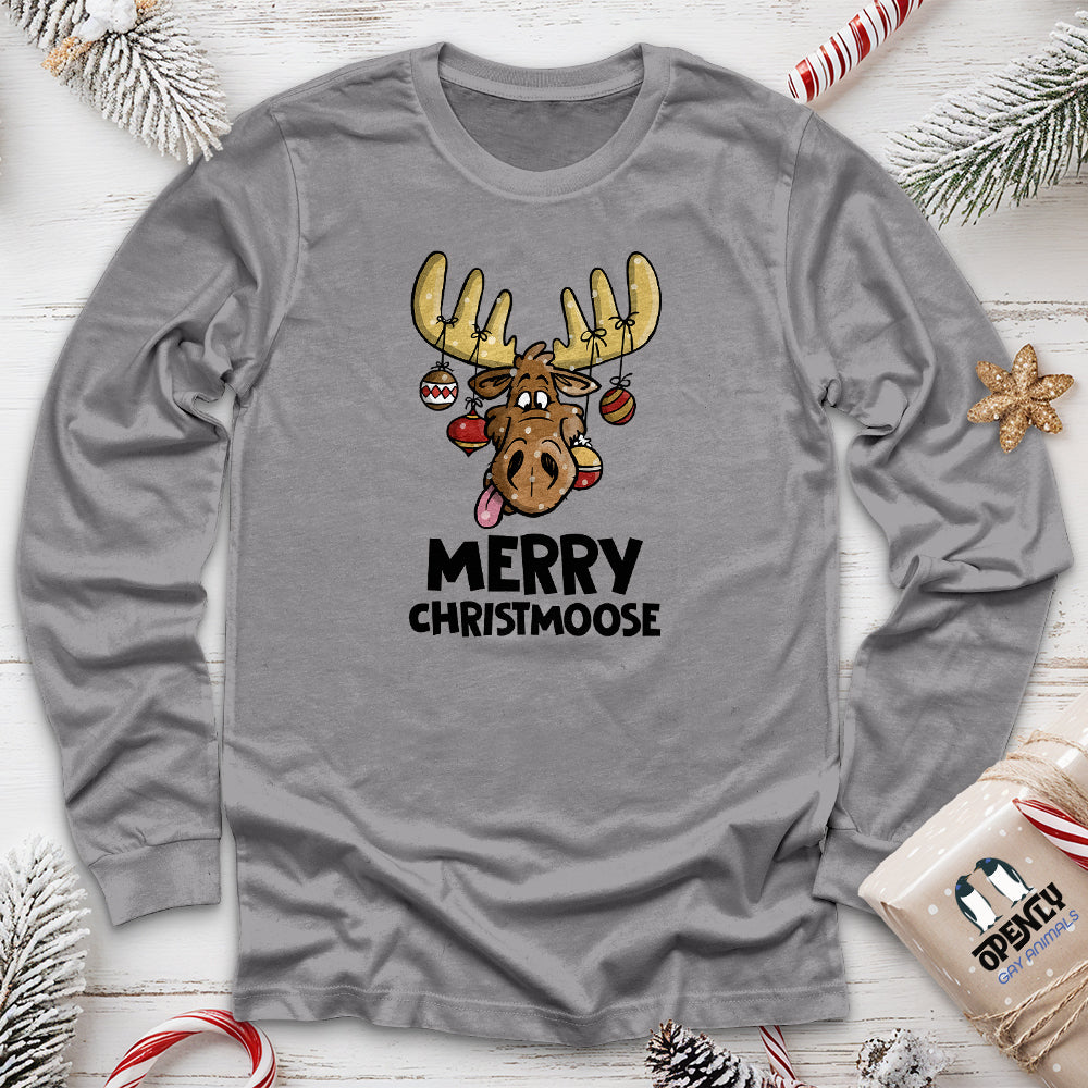 Merry Christmoose Unisex Long Sleeve Tee