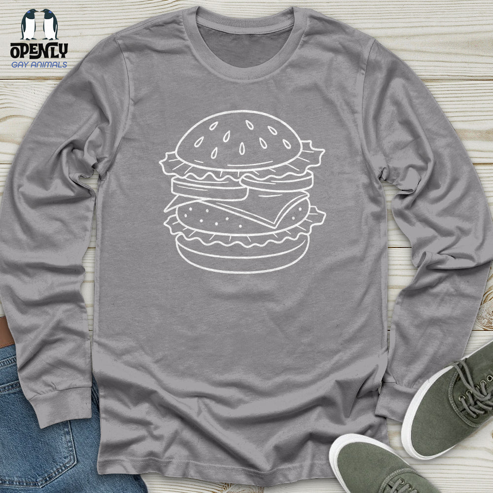 The Burger Unisex Long Sleeve Tee