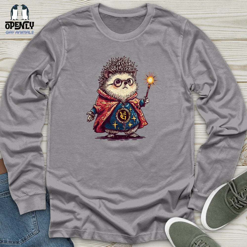 Hedgehog Wizard Enchantment Unisex Long Sleeve Tee